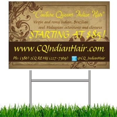 পিপি ঢেউতোলা প্লাস্টিকের চিহ্ন 18 X 24 6 মিমি কোরোপ্লাস্ট সাইন এইচ স্টেক সহ