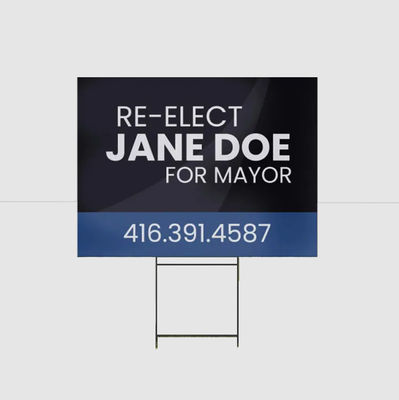 হালকা ও আবহাওয়া প্রতিরোধী পিপি ঢেউতোলা প্লাস্টিকের উঠোনের সাইন