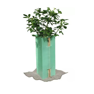 Polypropylene ঢেউতোলা প্লাস্টিক ট্রি গার্ড UV সুরক্ষিত আলো প্রভাব প্রতিরোধের