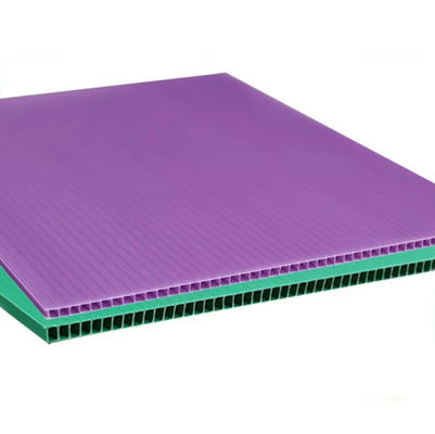 Polypropylene Coroplast শীট ফাঁপা ঢেউতোলা প্লাস্টিক বোর্ড পুনর্ব্যবহৃত হালকা ওজনের