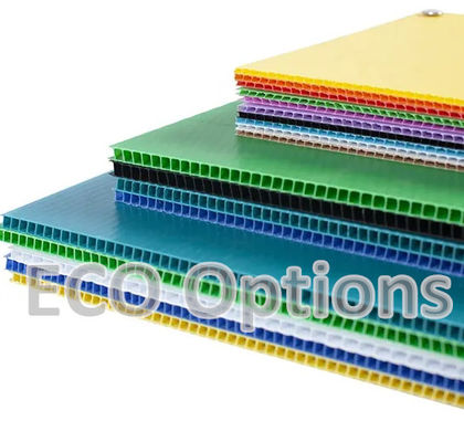 পুনর্ব্যবহারযোগ্য পিপি corrugated প্লাস্টিক শীট Corflute বোর্ড কাস্টমাইজড প্রতিরক্ষামূলক ইকো